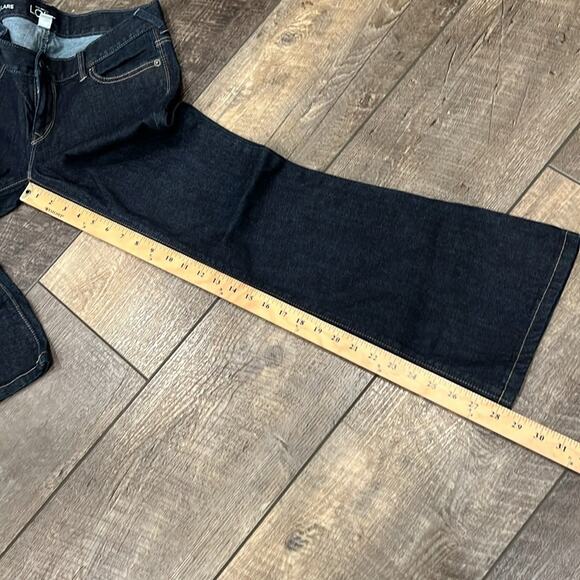 Ann Taylor LOFT Women's Low Rise Modern Flare Jean Dark Wash Size 8 - Picture 7 of 12